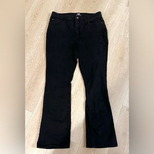Lee Riders boot cut black jeans size 14
